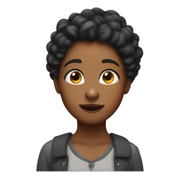 a girl who is really into animation recently sticker