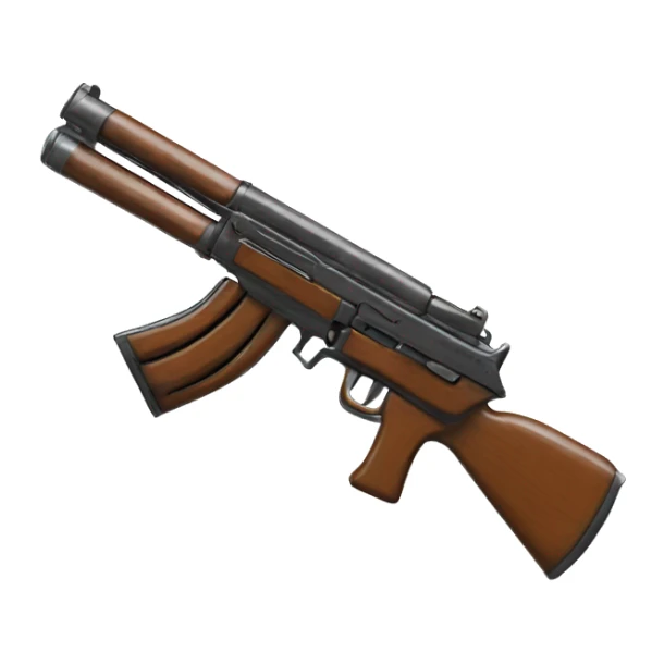 Toy Al-47 toy gun  sticker