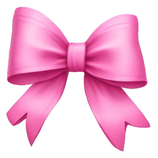Pink bow sticker