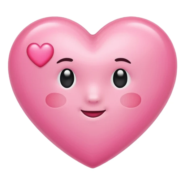 Make a pink heart with a cute R in the middle sticker
