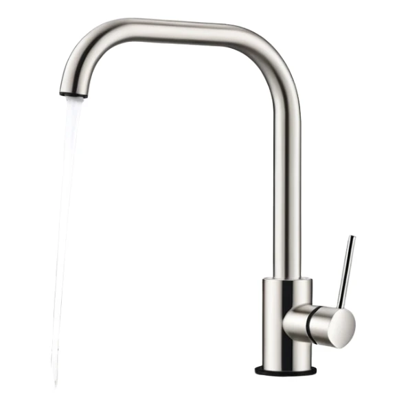 “A slim countertop direct-flow water purifier without water tank, minimal white design with a single faucet, standing on a kitchen counter, soft lighting, modern style” sticker