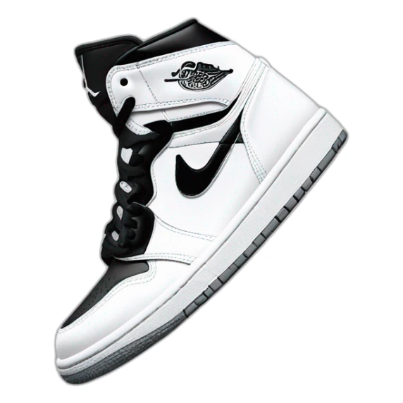 nike air jordan blanche et noir sticker