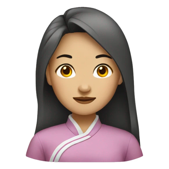 A Chinese women  sticker