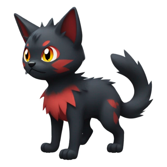 Litten-Zorua full body sticker