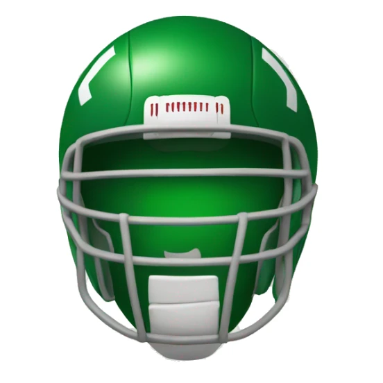 Green football sticker