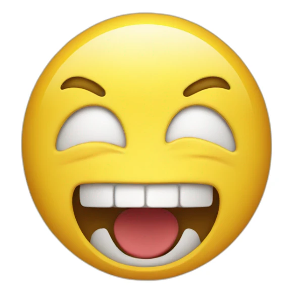 yellow classic emoji mad emoji with open mouth sticker