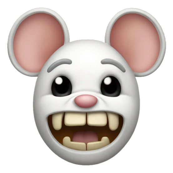 Make a chunky inspired terrifier mouse who is so and is Italian  sticker