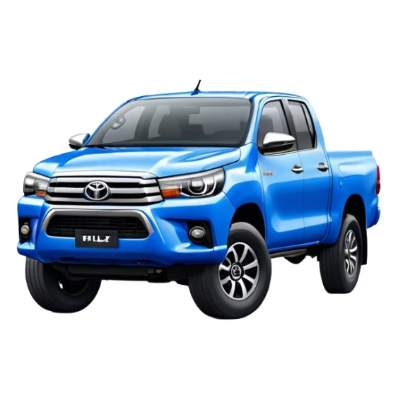 Toyota Hilux - Toyota (Model Year: 2021) (Iconic colour: Blue) sticker