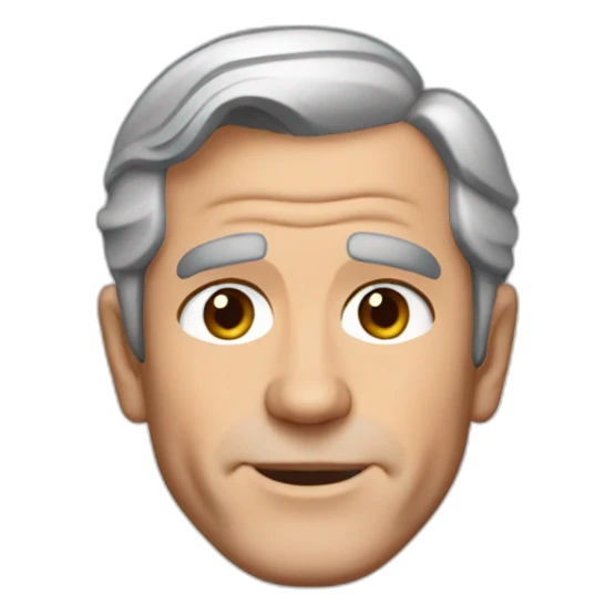 pink hair George W. Bush sticker