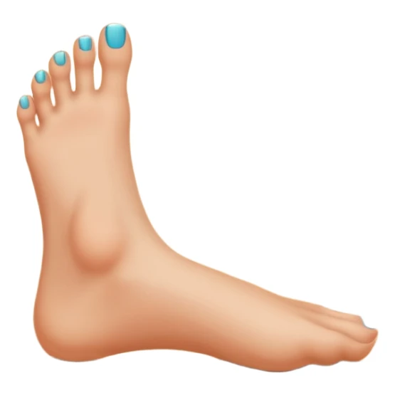 foot silhouette above a nail board sticker