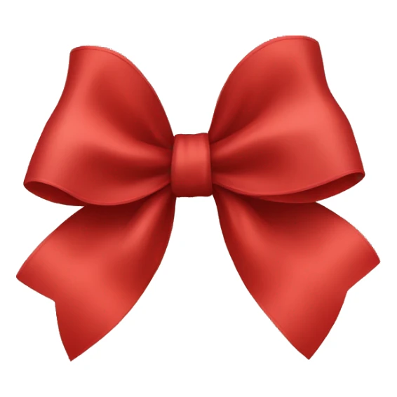 Big red bow sticker