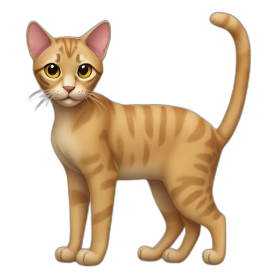 Serengeti Cat Full Body sticker