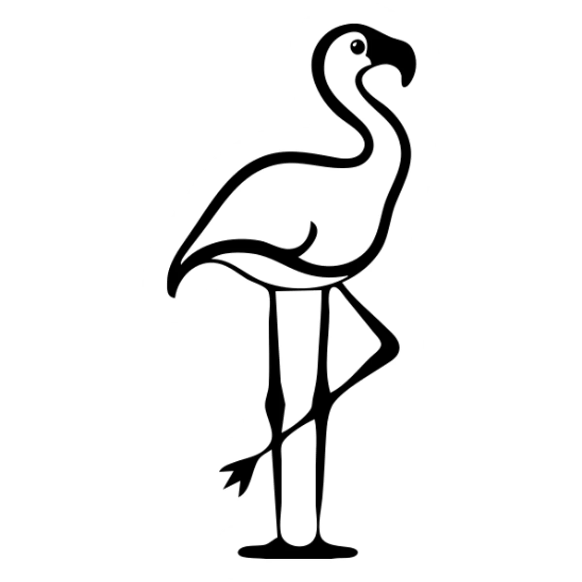 flamingo sticker