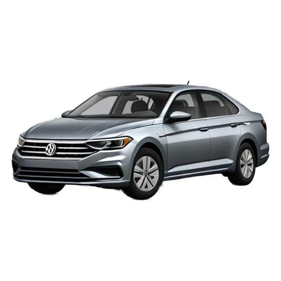 2023 Volkswagen Jetta Platinum Grey Metallic with tint sticker