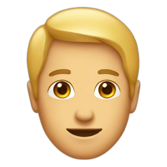 face emoji that says excellent. not a human emoji sticker