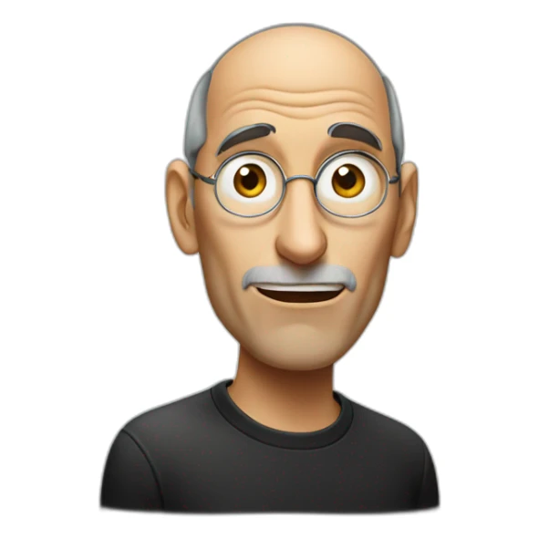 Shocked Steve Jobs sticker