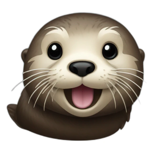sea otter sticker