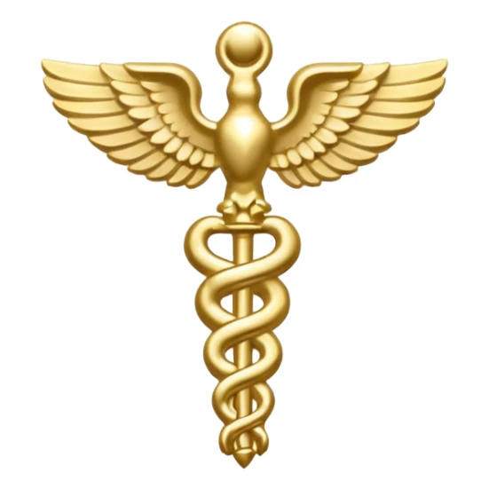 Images for the adaptive pack must be monochrome with transparency for correct display --  gold caduceus sticker