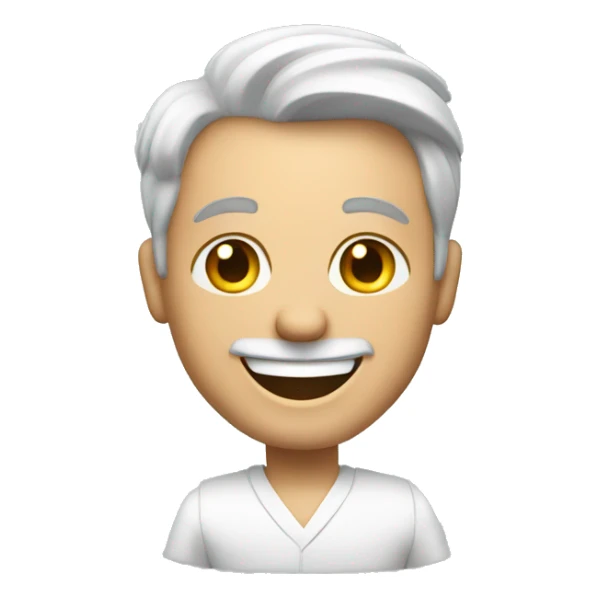 happy white man who hold an signed contract in his arms sticker