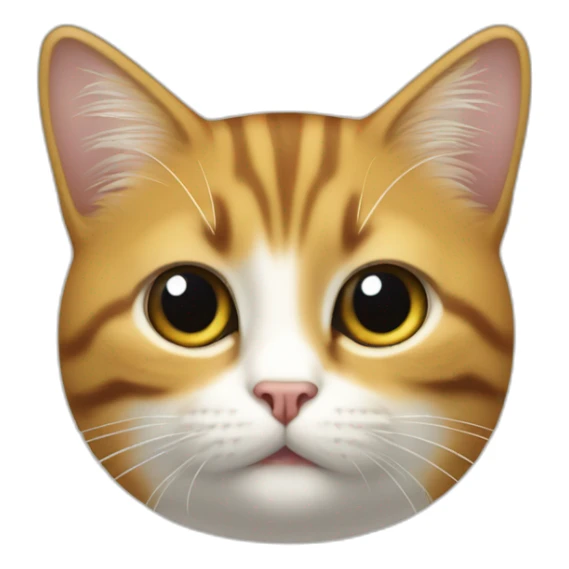 Un chat sur un écarteleur sticker