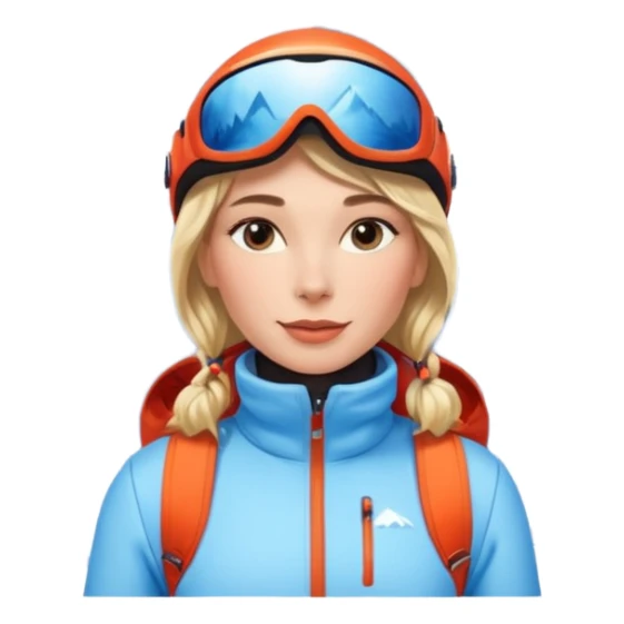 Woman Skiing, Background Matterhorn Matterhorn sticker