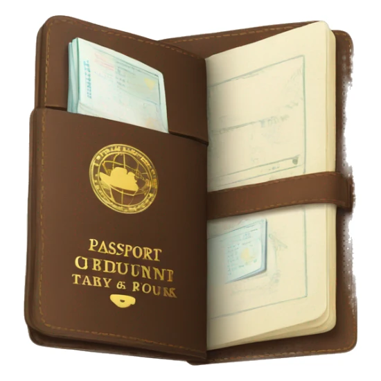 passport book sticker