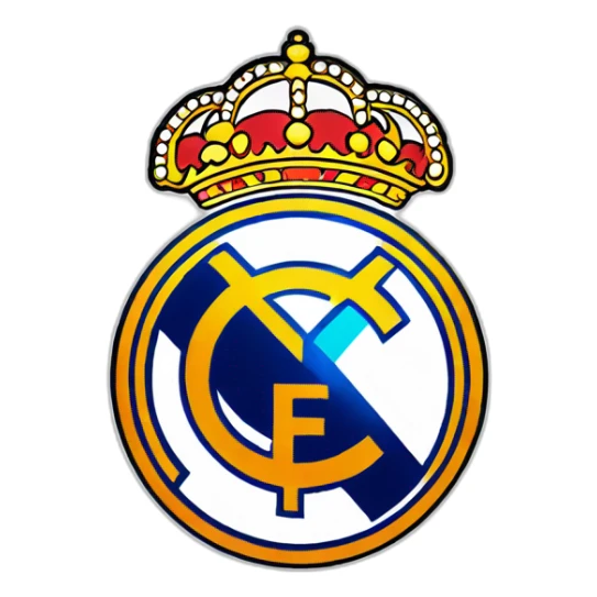 Real madrid logo sticker