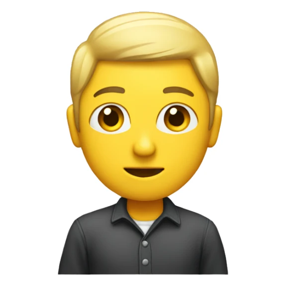 person standing by, awaiting more information sticker