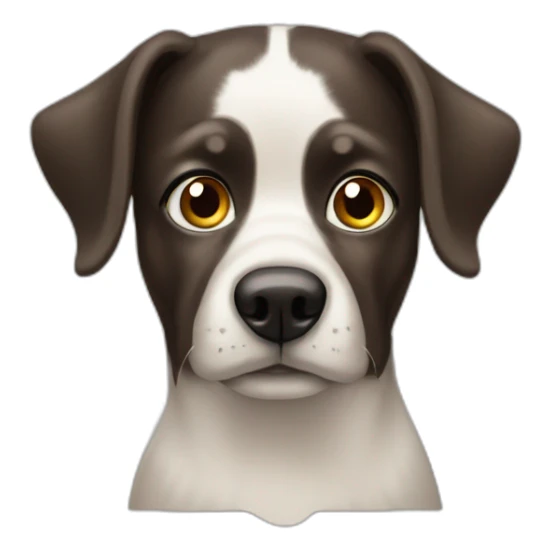 A dog made of eyes sticker