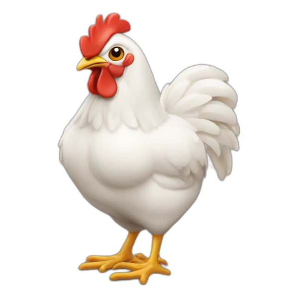 Poulet qui fait du yoyo sticker