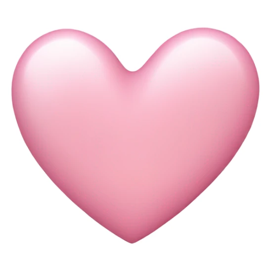 Light pink heart sticker