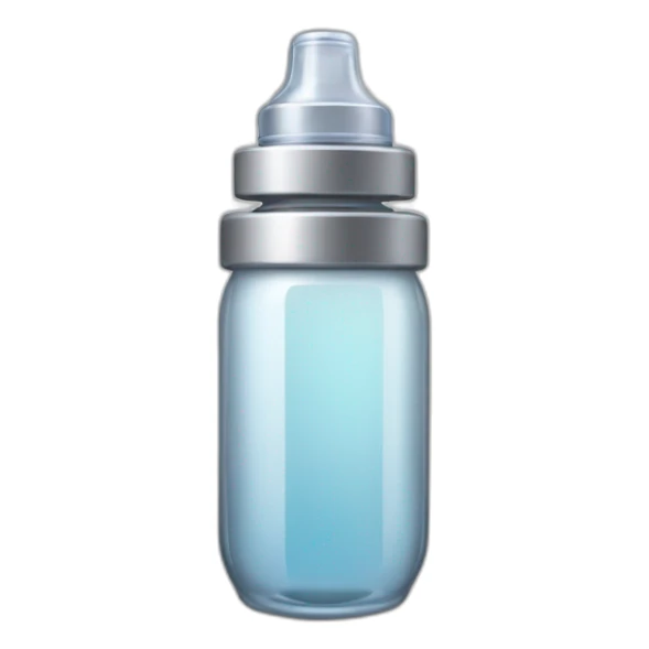 DeLorean DMC-12 baby bottle sticker