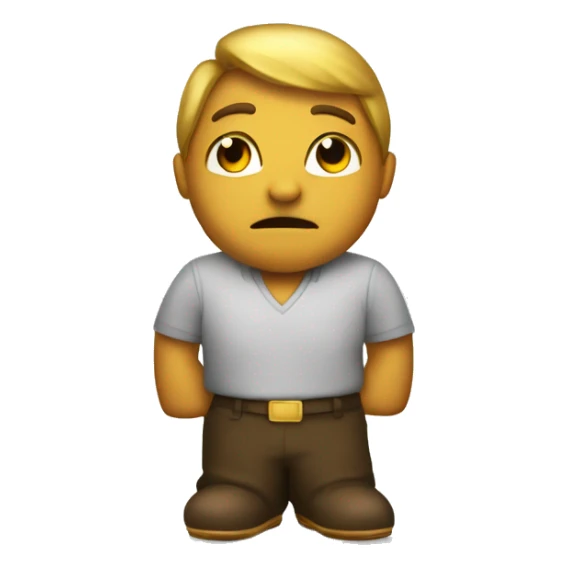 Haz un emoji de pierna izquierda de oro sticker