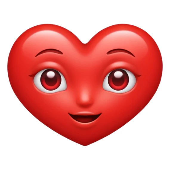 Heart Eyes popping out sticker