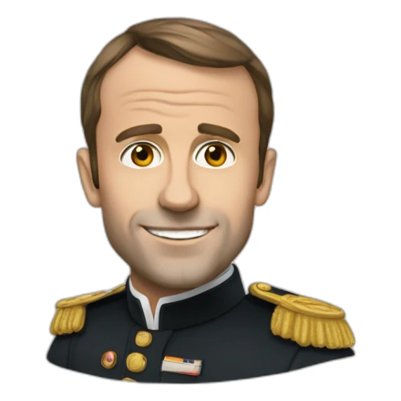 Macron allemand sticker