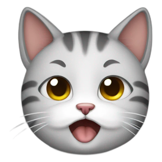 Cat crying sticker