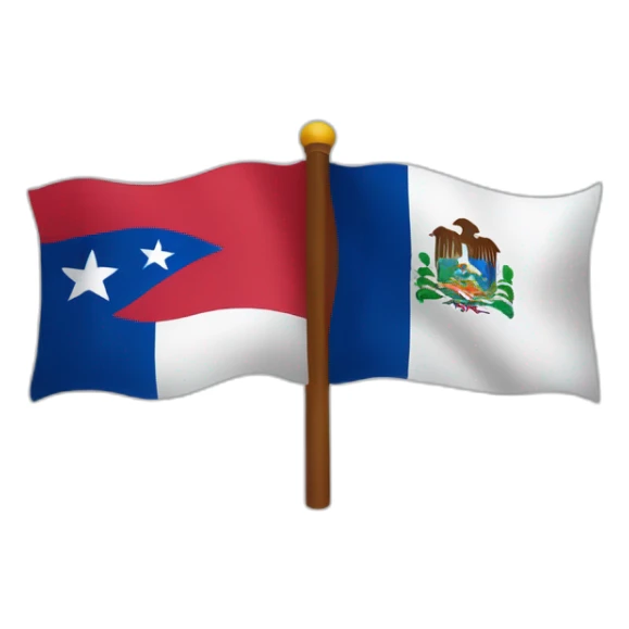 Dominicana and Panamá flag sticker