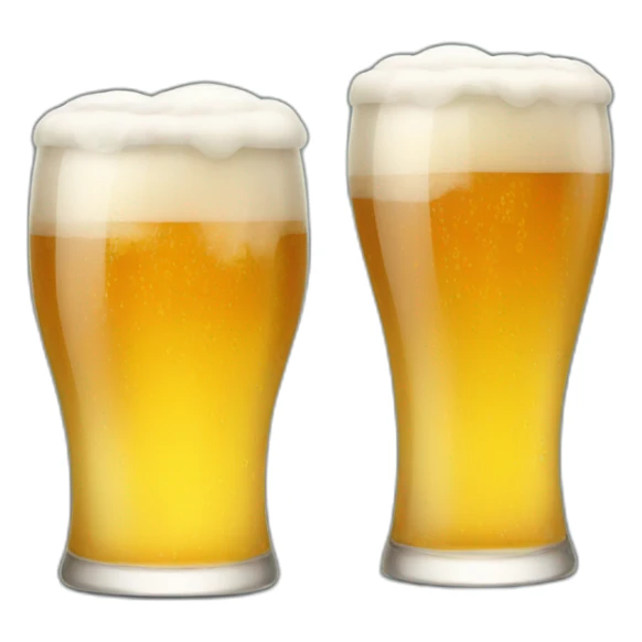 Smiling Cold glass of beer emoji sticker