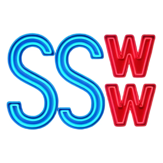 bright sign that says "SS Win!" sticker