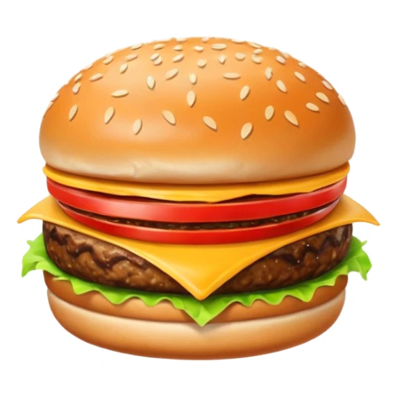 emoji for food like burger sticker