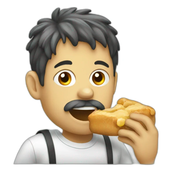 Yorkshire eating sticker