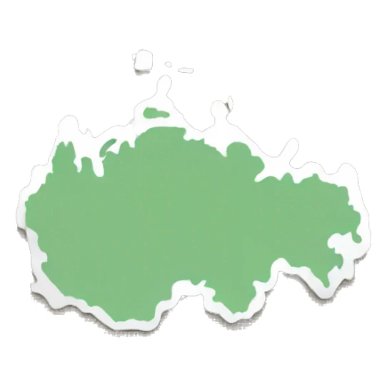Contour of the country russia  sticker
