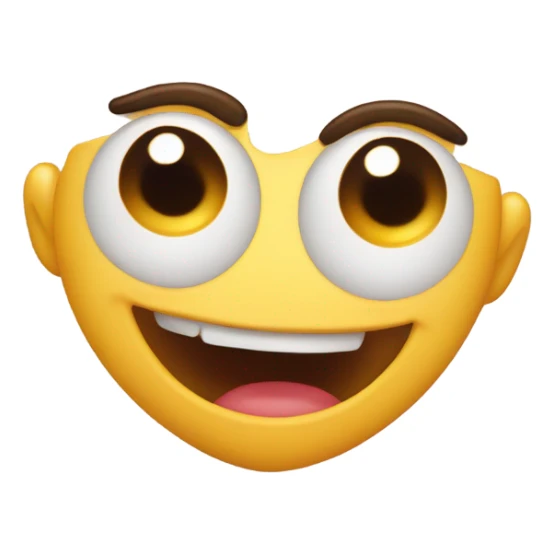 heart eyes bite lip emoji  sticker