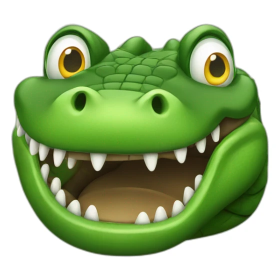 beware of crocodile  sticker