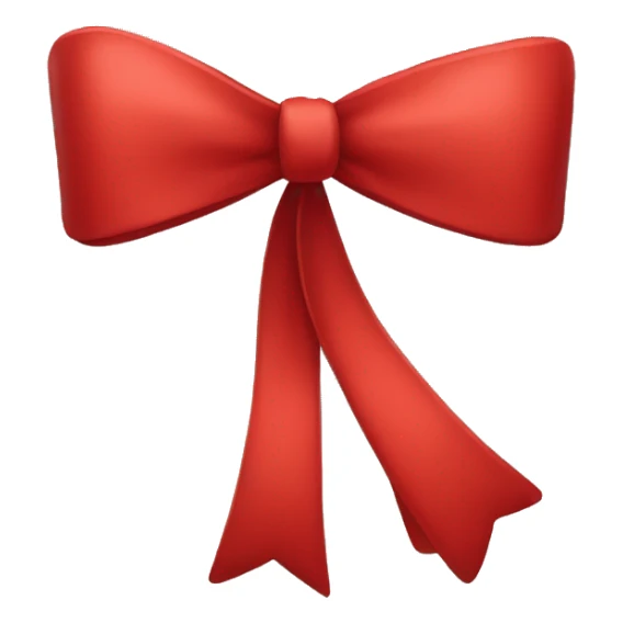 Big red bow  sticker