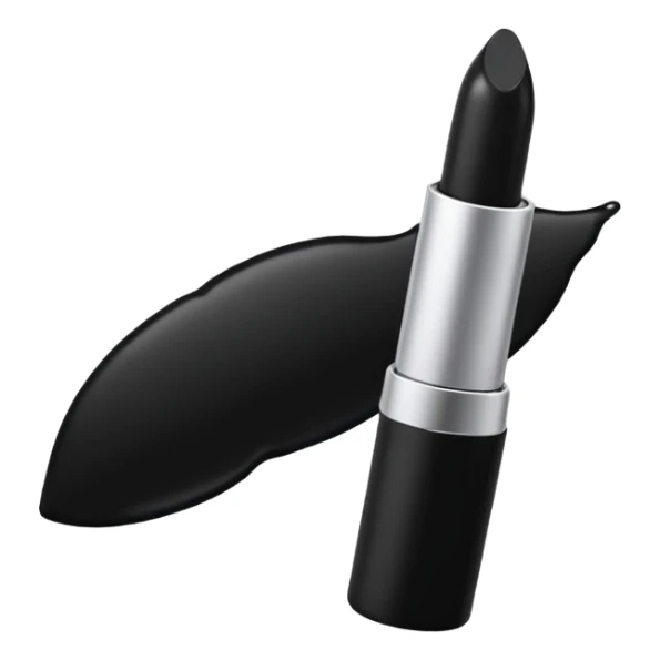 💋quiero este emoji en negro completo  sticker