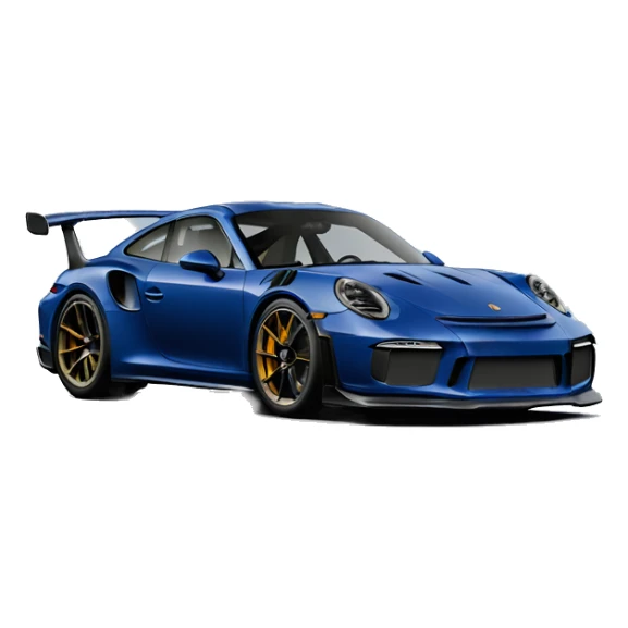 Porsche 911 gt3 rs darkblue sticker