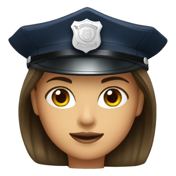 police girl sticker
