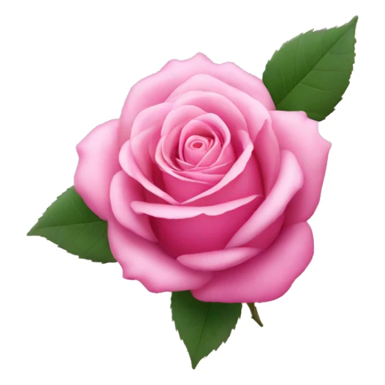 pink rose sticker