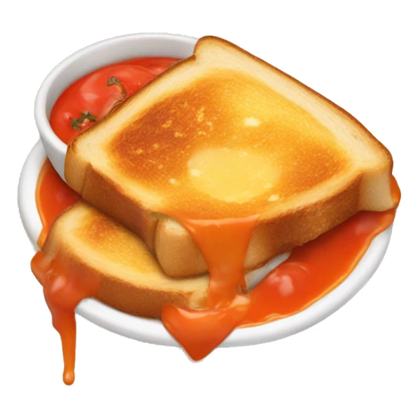 Grilled cheese with tomato soup  sticker